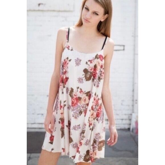 BRANDY MELVILLE Floral Mini Dress Small S - Picture 8 of 9
